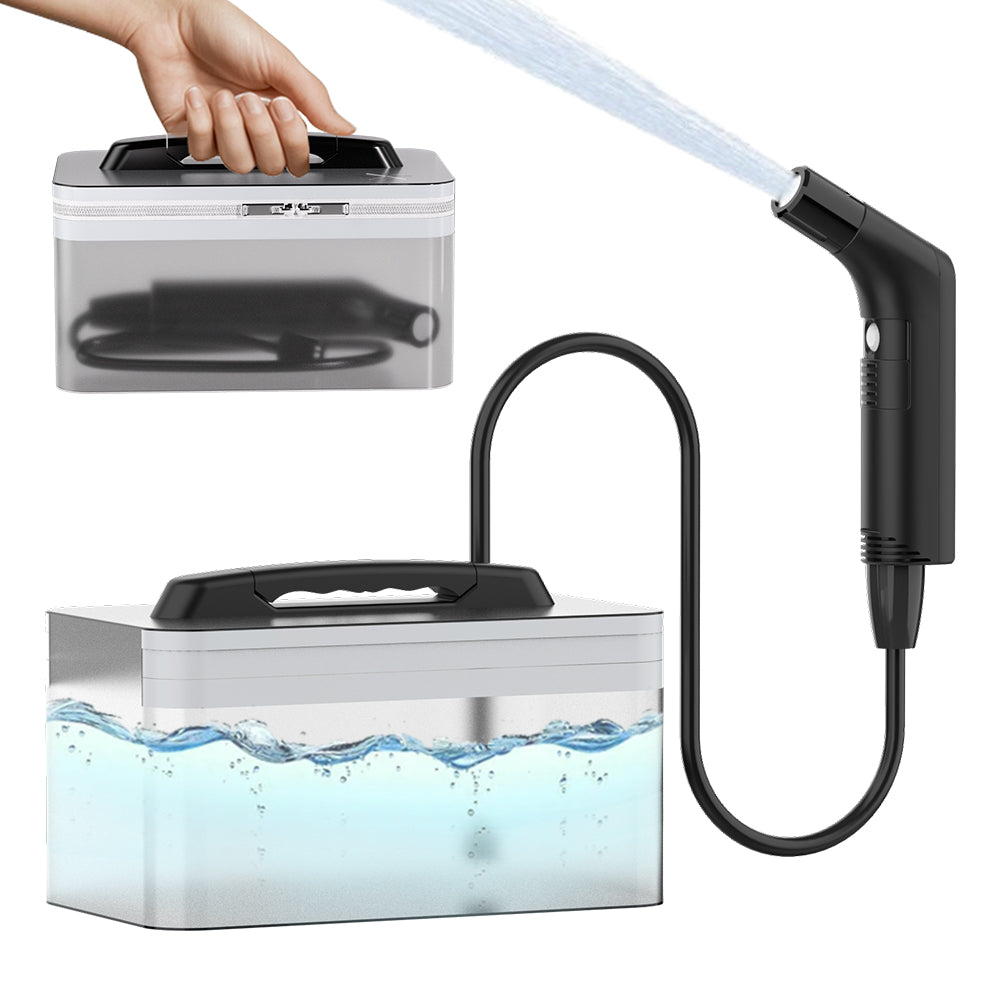 Portable Bidet with 2.3L Water Bucket Powered By 800mAh Rechargeable Battery