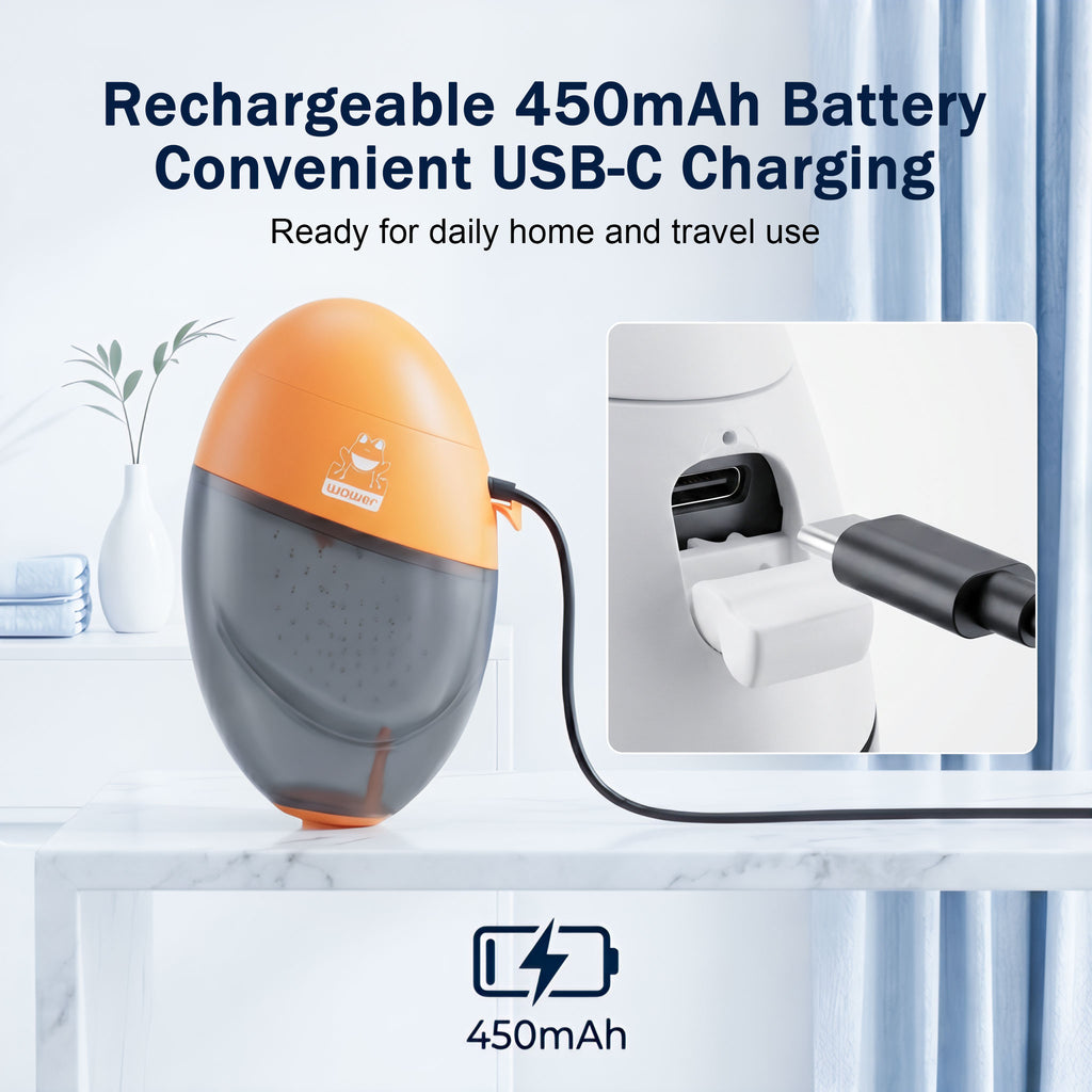 Rechargeable Electric Portable Bidet for Women, Handheld Travel Bidet Sprayer with 300mL Water Tank, USB Charging, 2 Adjustable Spray Modes
