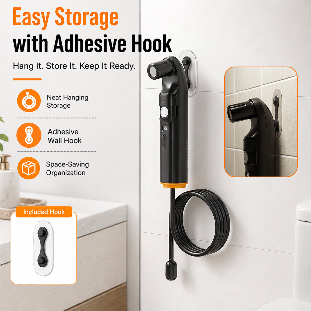WOWER Electric Portable Bidet with Camping Shower Nozzle, 2 Water Pressure Modes, 1600mAh Rechargeable Battery, Universal Bottle Adapter