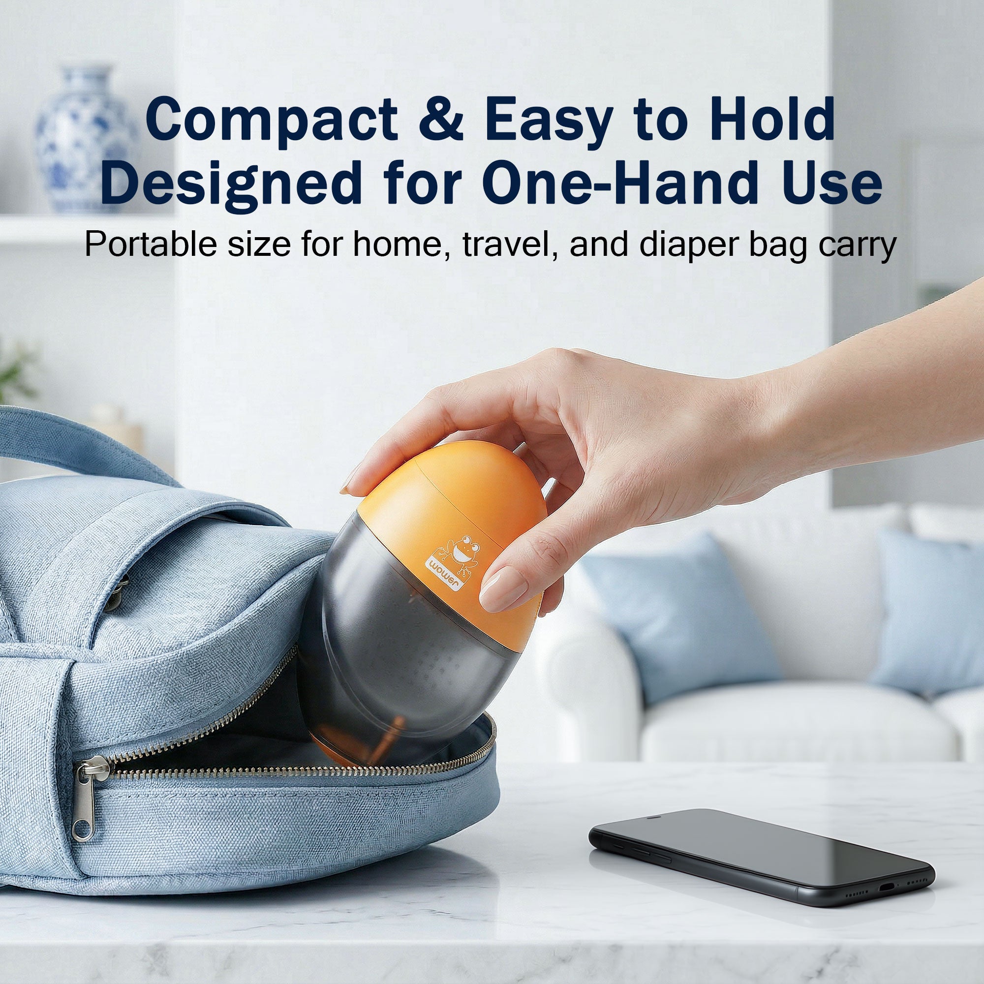 Rechargeable Electric Portable Bidet for Women, Handheld Travel Bidet Sprayer with 300mL Water Tank, USB Charging, 2 Adjustable Spray Modes
