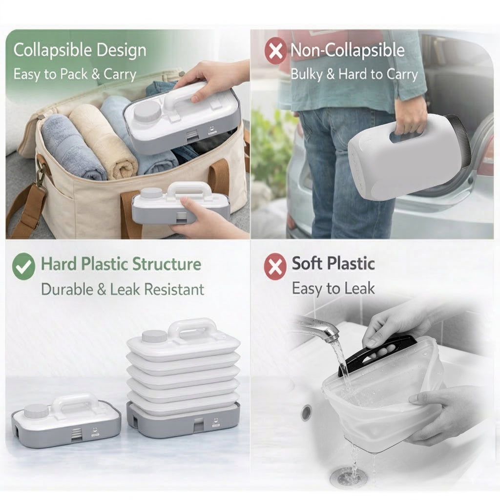 Portable Electric Bidet Included 10L Water Bucket 4 Sprayer Modes Personal Shattaf Built-in 1600mAh Rechargeable Battery JP